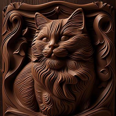 3D model York Chocolate cat (STL)